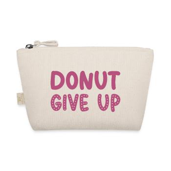 Donut give up funny donut cool gifts sweet food - Trousse biologique - nature - Devant