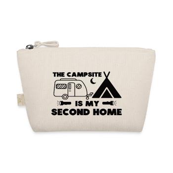 The Campsite is my Second Home - Organic Pouch - nature - Front