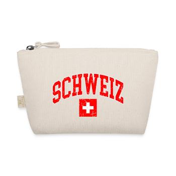 Schweiz Flagge - Bio-Täschchen - Natur - Vorne