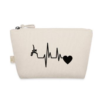 Cheerleaderin Geschenk Cheerleading Cheerleader - Bio-Täschchen - Natur - Vorne