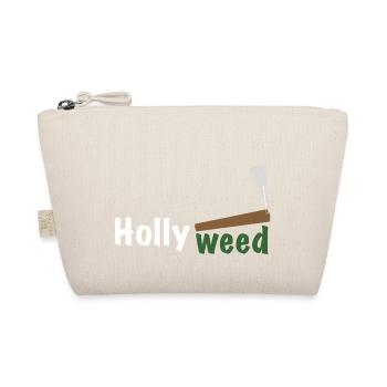 HollyWeed white - Bio-Täschchen - Natur - Vorne