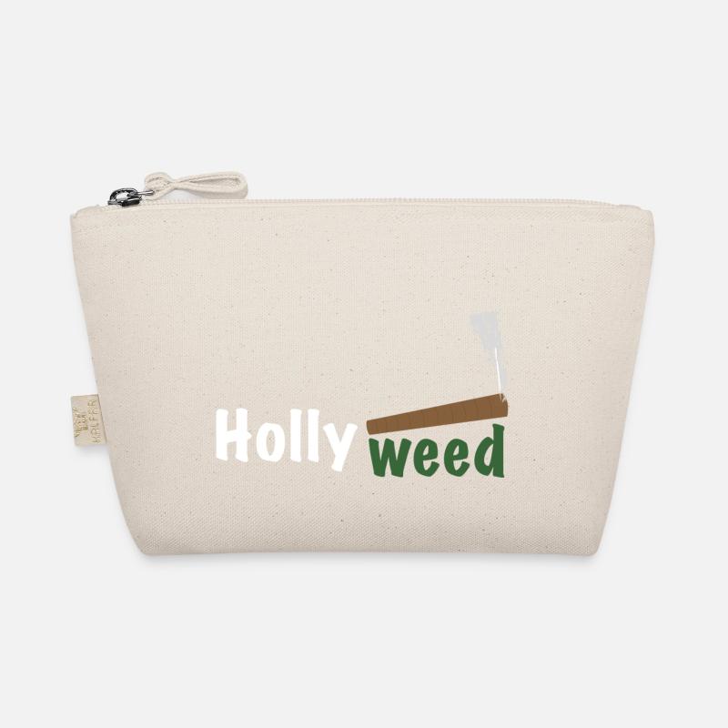 HollyWeed white Bio-Täschchen