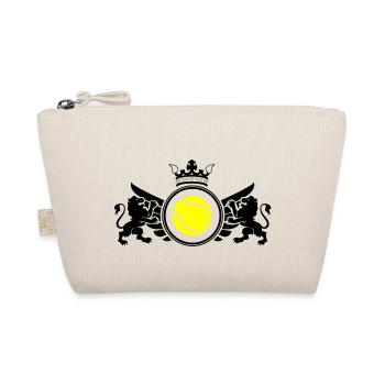 Tennis Wappen - Bio-Täschchen - Natur - Vorne