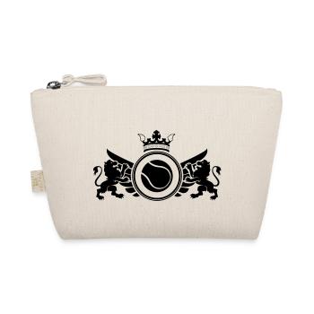 Tennis Wappen - Bio-Täschchen - Natur - Vorne