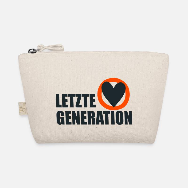 Letzte Generation - Design 4 - Bio-Täschchen - Natur