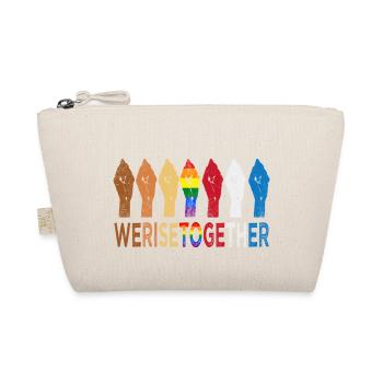 Lgbtq Werisetogether Flag - Organic Pouch - nature - Front