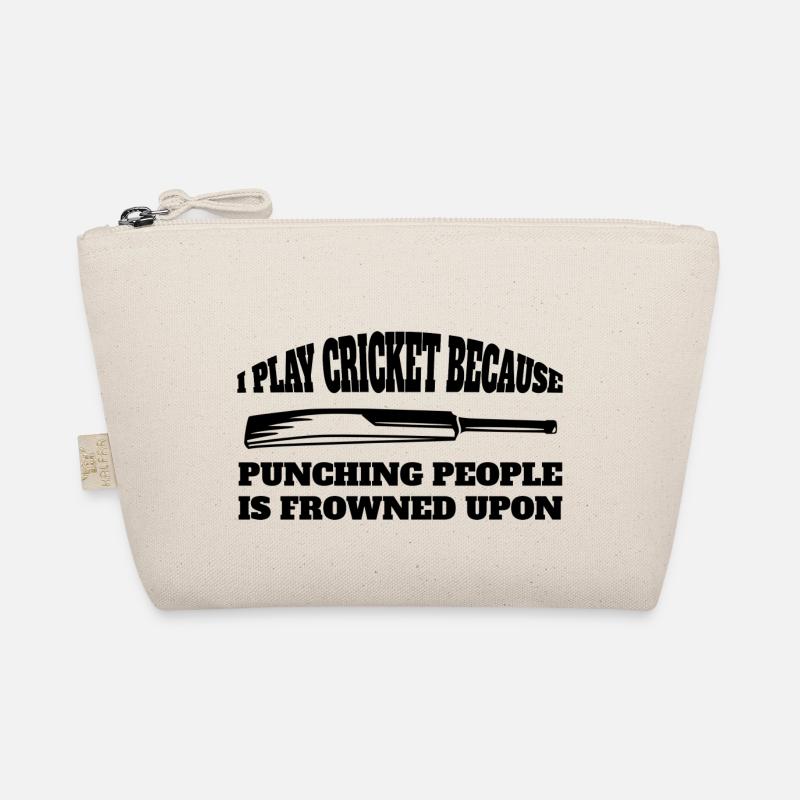 Équipe de cricket Slogan de cricket Cadeau Fan de cricket Trousse biologique