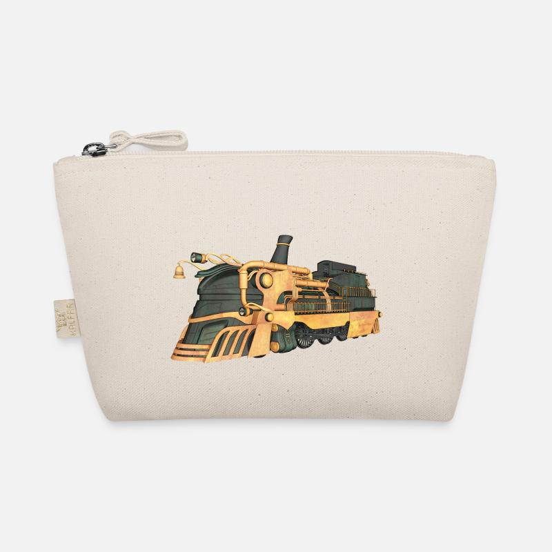 Steampunk Dampflokomotive Bio-Täschchen