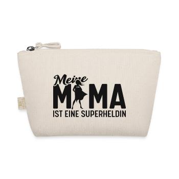 Meine Mama ist eine Superheldin - Bio-Täschchen - Natur - Vorne