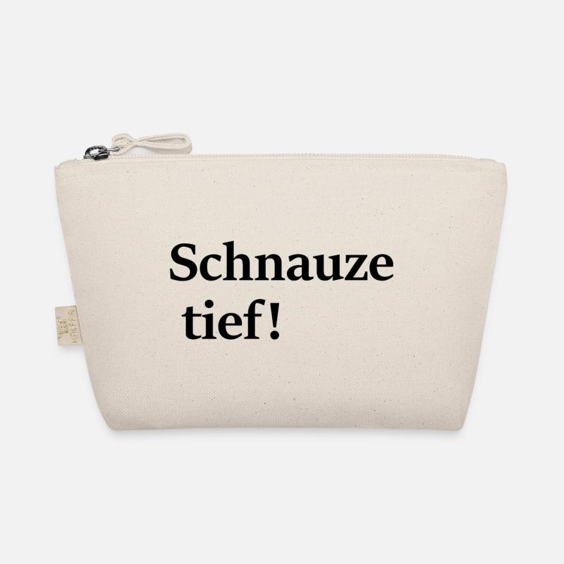 Schnauze tief; sagt alles aus, oder? Bio-Täschchen
