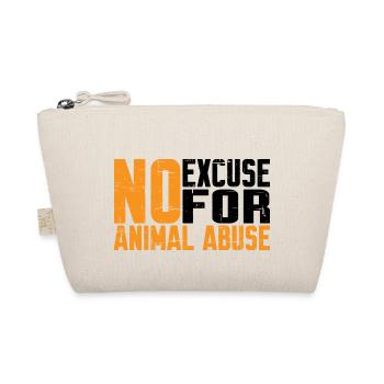 No Excuse For Animal Abuse 7 - Bio-Täschchen - Natur - Vorne
