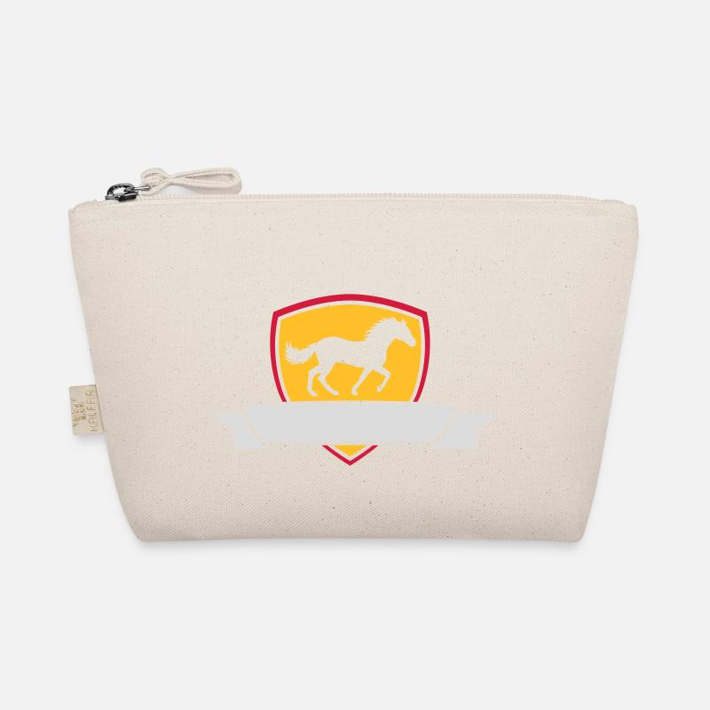 Insert Text Horse Banner Organic Pouch