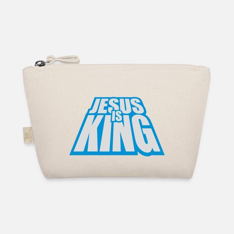 jesus is king quote Organic Pouch