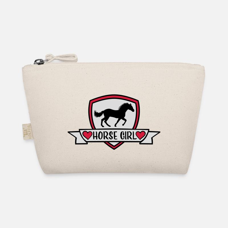 Conception de citation de fille de cheval Trousse biologique