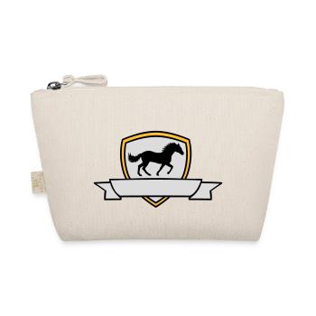Banner Horse Coat of Arms Shield - Organic Pouch - nature - Front