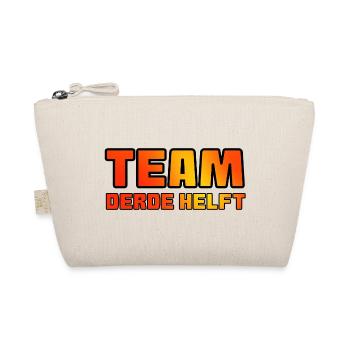 Team dritte Halbzeit. Für echte Fußballfans * - Bio-Täschchen - Natur - Vorne