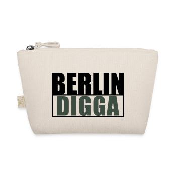 Berlin Digga Freshes Design deiner Lieblingsstadt - Bio-Täschchen - Natur - Vorne