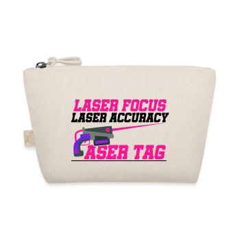 Laser Focus Laser Accuracy Laser Tag Lasertag Play - Bio-Täschchen - Natur - Vorne