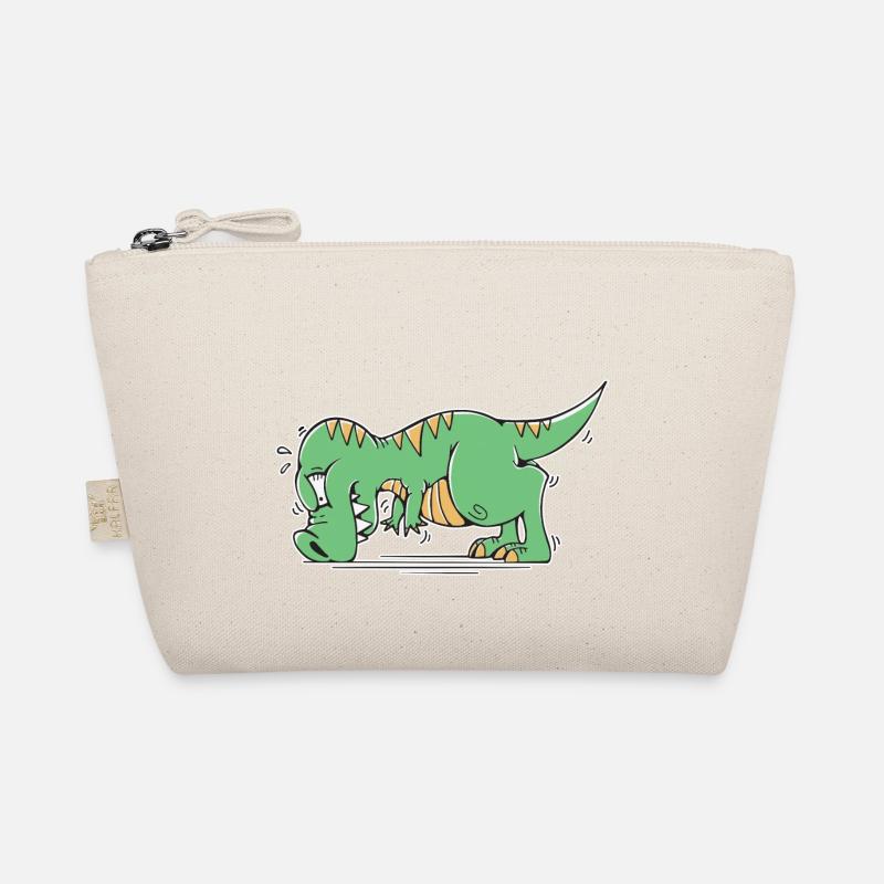 T-Rex Hates Push-ups Push-ups Funny Humor Organic Pouch