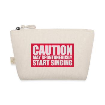 may spontaneously start singing - Organic Pouch - nature - Front