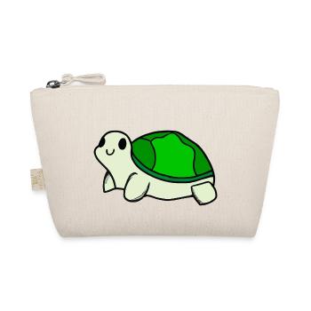 Idée cadeau de tortue mignonne bébé et enfants - Trousse biologique - nature - Devant