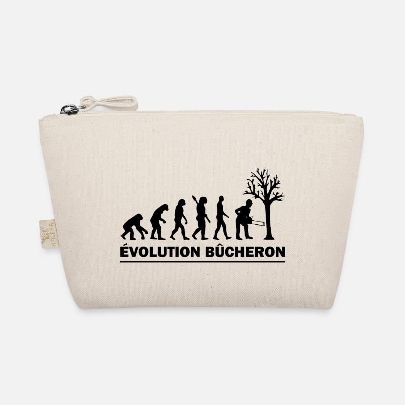 evolution bûcheron / cadeau humour bucheron Trousse biologique