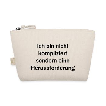 Ich bin nicht kompliziert - Bio-Täschchen - Natur - Vorne