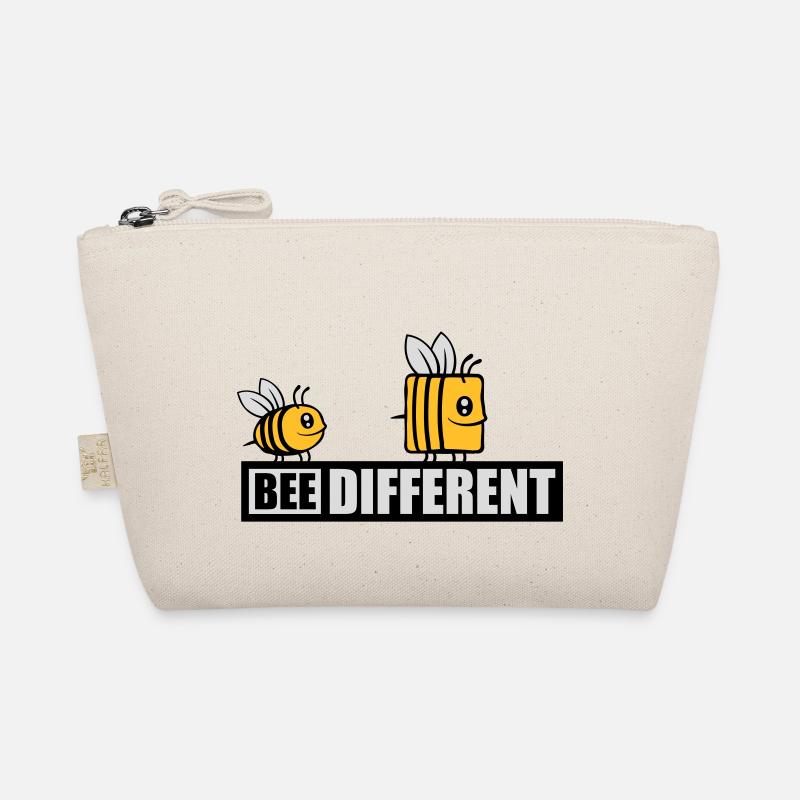 bee different saying quote Organic Pouch