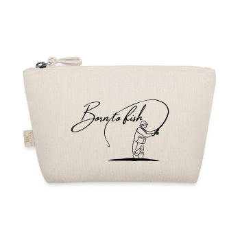 Born to fish - Organic Pouch - nature - Front