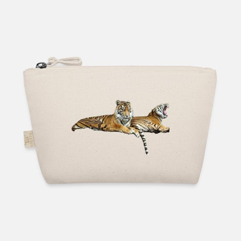 Tiger - Bio-Täschchen - Natur