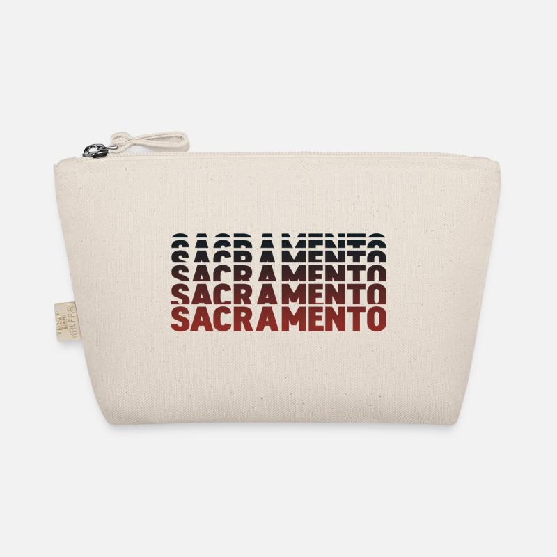 Sacramento Gradient Lettering Multiple Organic Pouch