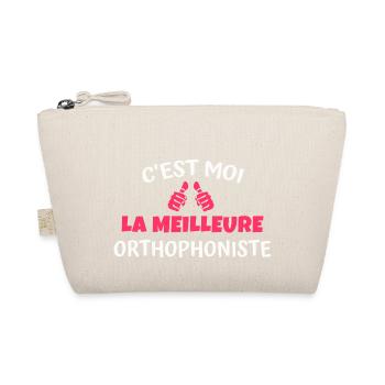 meilleure orthophoniste / cadeau orthophoniste - Trousse biologique - nature - Devant