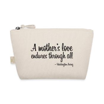 Un amour maternel perdure à travers toutes les citations noires - Trousse biologique - nature - Devant