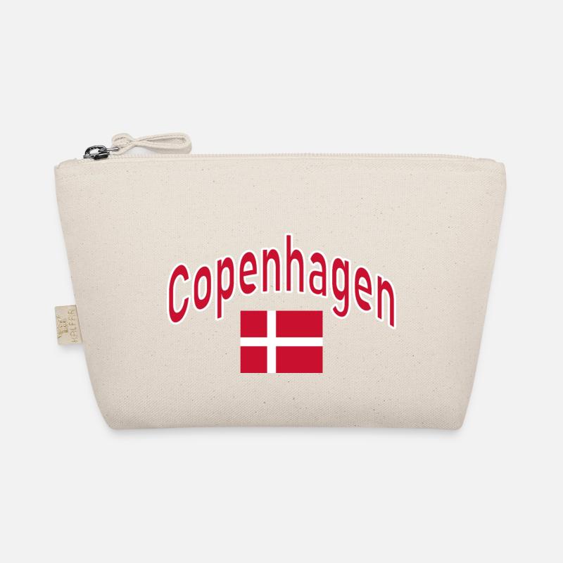 Copenhagen dänemark flagge - Bio-Täschchen - Natur