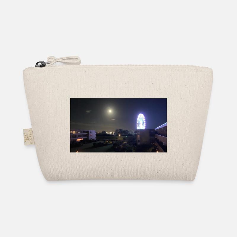 Ferris wheel grömitz at night Organic Pouch
