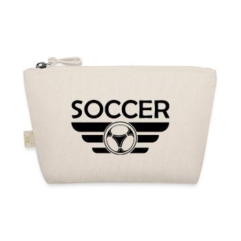 Fußball Soccer - Organic Pouch - nature - Front