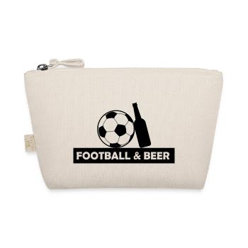 Fußball Soccer - Bio-Täschchen - Natur - Vorne