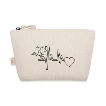 Bowling Kegel Gift Bowling Bowling Ball Bowler - Organic Pouch - nature - Front