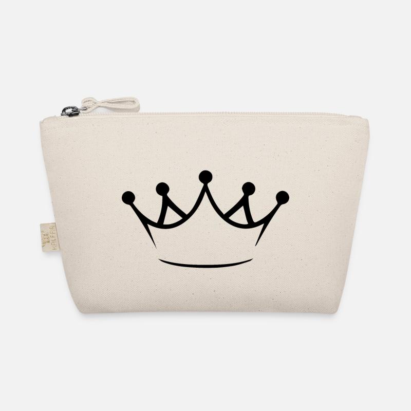 Crown - black Organic Pouch