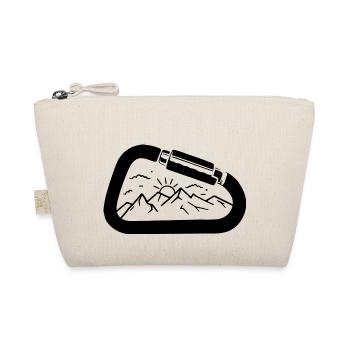 Retro Graphic Climbing Bouldering Rock Climber Mou - Bio-Täschchen - Natur - Vorne