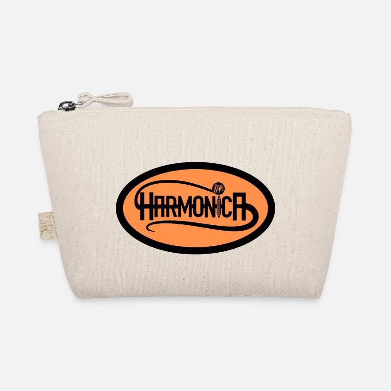 Harmonica Style logo for harmonica player Organic Pouch