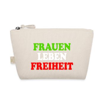 Frauen leben freiheit - Bio-Täschchen - Natur - Vorne