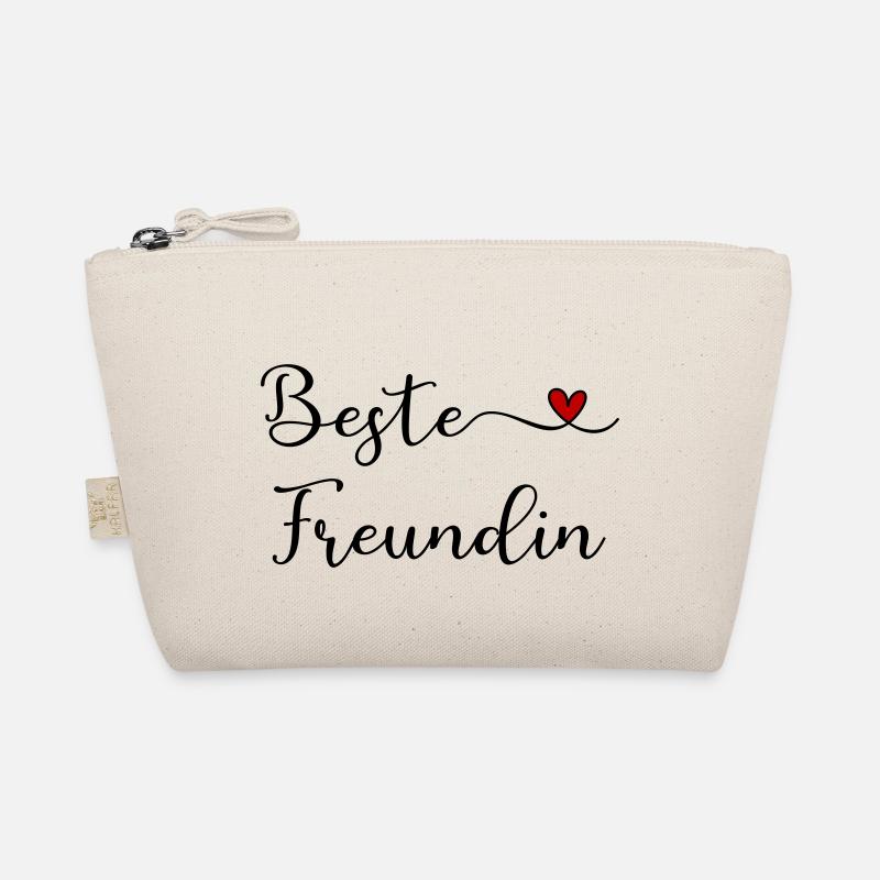 Beste Freundin - Bio-Täschchen - Natur