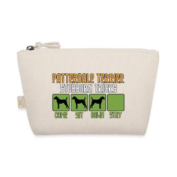 Patterdale Terrier Sayings Funny Funny Humor - Organic Pouch - nature - Front