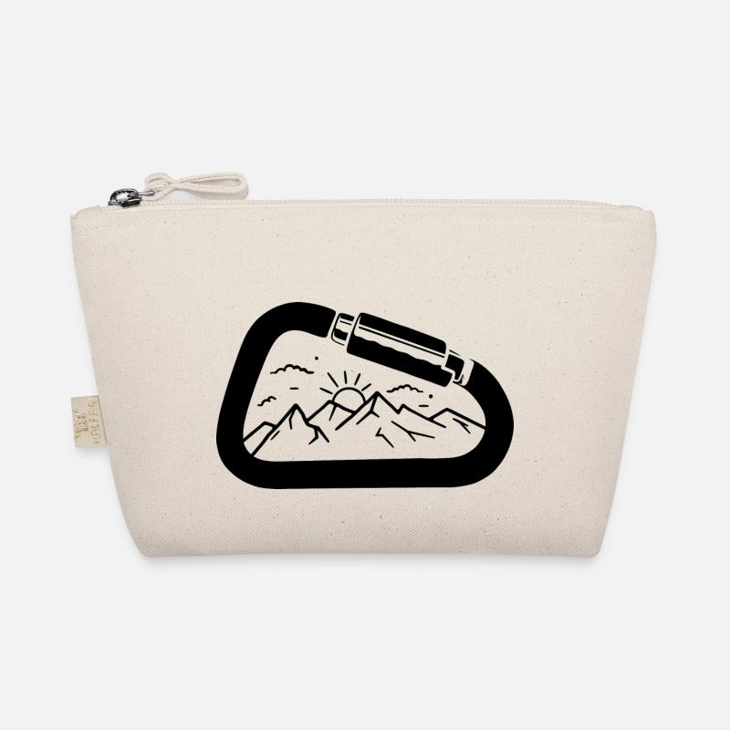 Retro Graphic Climbing Bouldering Rock Climber Mou Bio-Täschchen