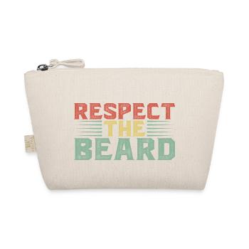 Respect the Beard - Bio-Täschchen - Natur - Vorne