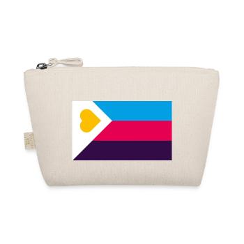 polyamouröse NEW Pride Flagge - Bio-Täschchen - Natur - Vorne