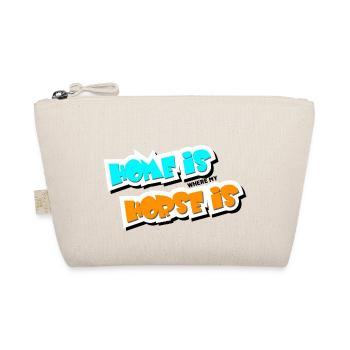 home is where my horse is - Organic Pouch - nature - Front