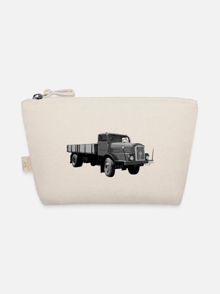 H6 Truck IFA Werdau DDR Oldtimer Ostalgie - Organic Pouch - nature - Front