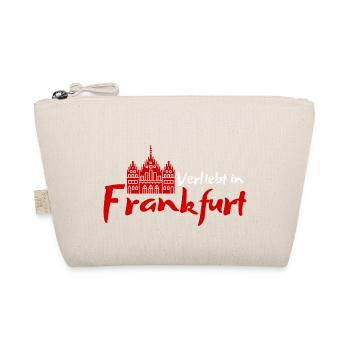 Verliebt in Frankfurt | Frankfurt Mitbringsel Souv - Bio-Täschchen - Natur - Vorne